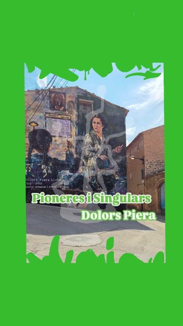 Por fin nace Pioneres y Singulars , un proyecto de @elisabeth_vicens , que lleva tiempo madurandolo ,y que ya ha visto la luz el primer mural, me siento afortunado de poder trabajar en estre proyecto tan necesario, para dar visibilidad a mujeres muy importantes en la historia de Lleida y la humanidad,
Espero que os guste el primer mural basado en Dolors Piera llobera 
Mestra, pedagoga i activista política 
Nacida en Puigverd d' Agramunt ( Lleida)

🧱Carrer del Forn ( Puigverd d'Agramunt [ Lleida])🧱

#pioneresisingulars #nauni69 #murallleida #dolorpierallobera