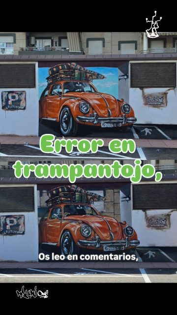 Error en trampantojo!! Si queremos hacer un buen trampantojo tenemos que tener en cuenta que debe continuar los elementos reales en el mural para que funcione bien, yo aqui me equivoqué, pero tenía mas pintura asi que.... arreglado, y
Como os gusta mas?