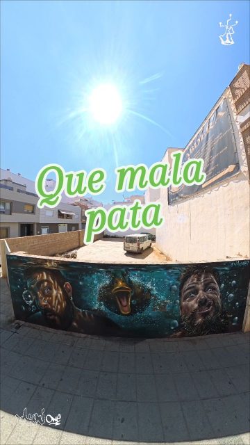 Que mala pata!!
Literal.

Disfrutando de una mañana de pintura con el jamio @danklabara en Adra, espero que os guste, a nosotros no, que nos ha atacado la mala pata!!
🧱C/ Paseo de los Tristes 40 (Adra)🧱